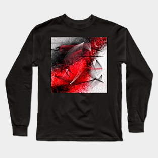 under the spotlight abstract digital painting Long Sleeve T-Shirt